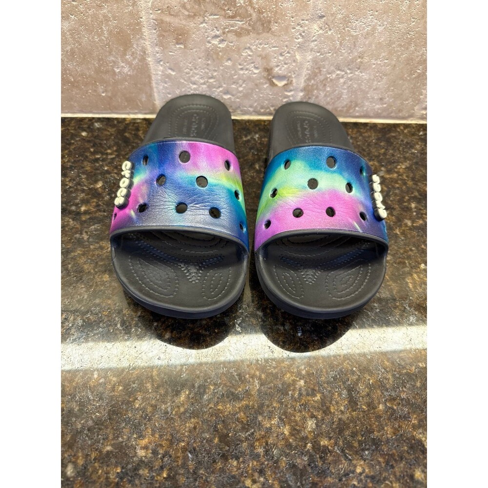 Crocs Classic Slide Out of this World Unisex M6 W8 EUC - Picture 4 of 10